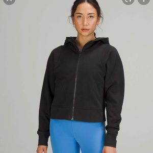lululemon french terry cropped zip up